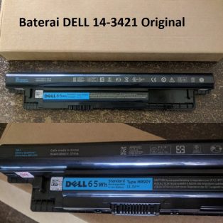 Baterai Laptop DELL Inspiron 14-3421 14R-3421, 15-3521 15R-5521, 17-3721 17R-5737, Dell 3421 3437, N5521 N5537 N5721 N5737/ Dell Latitude 14-3000 15-3000/ Vostro 2421 2521 Series/ MR90Y, 0MF69, 312-1390, 49VTP, 68DTP Original